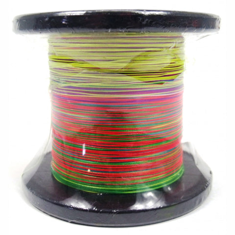 50lb (24kg) Rainbow Braid x8 5000m Bulk Spool