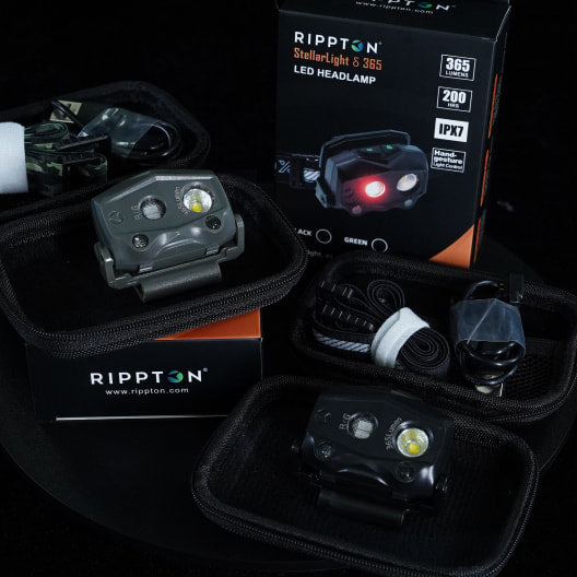 RIPPTON Stellarlight 365 Head Light Camp and Tackle