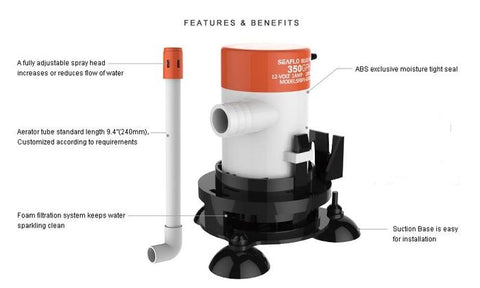 Seaflo Vertical Aerator Kit