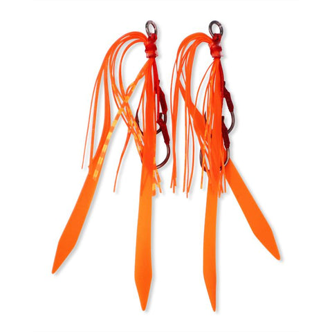 OCEAN ANGLER SLIDER ASSIST RIGS - TWIN HOOK PACKS (CURLY AND STRAIGHT)