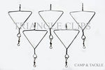 LONGLINE TRIANGLE CLIPS S-S SWIVELED 25, 50 or 100