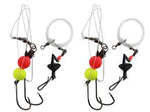 Surf Casting Rig, Long Distance Pulley Rig with Lure Qty: 2