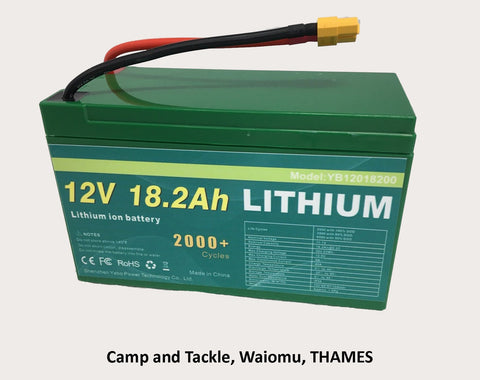 Lithium Battery 12V 18.2ah for Electric Reel, Kontiki and Winch