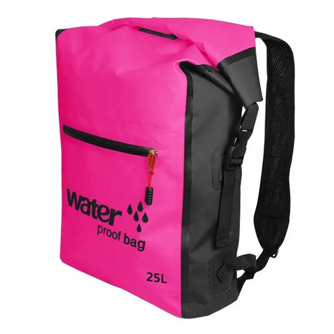 MAF Dry Bag Backpack 25L Pink/Black by Sea Harvester