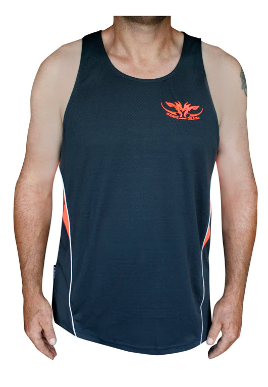 TXT Singlet Grey by Game Gear – Camp and Tackle