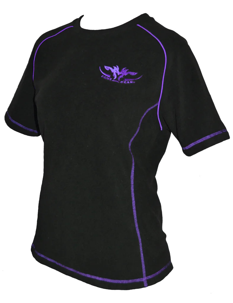Ladies Fleece Tee Purple by Game Gear – Camp and Tackle