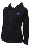 Ladies Fleece Hoodie Purple by Game Gear
