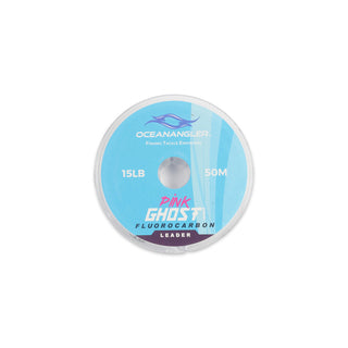 Pink Ghost Fluorocarbon Leader by Ocean Angler