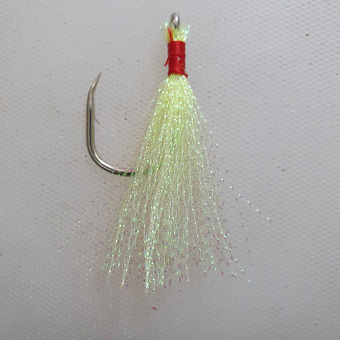 Longline Flasher Hooks, 80 CENTS PER EACH, Chartreuse or Red/Chartreuse