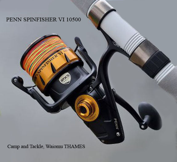 PENN Spinfisher VI 10500 Spinning Reel SPOOLED OR UNSPOOLED – Camp and  Tackle