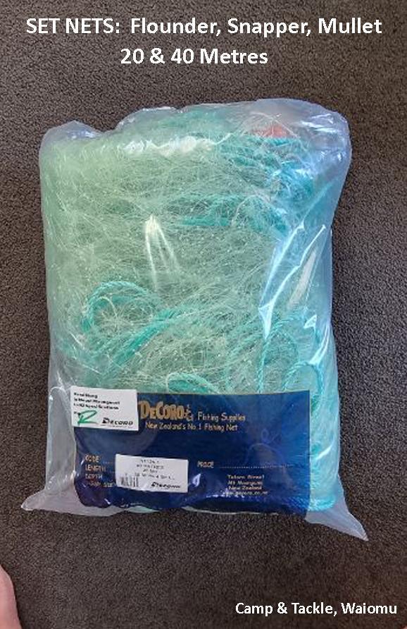 Snapper Net Snapper Set Net 40m NZ MADE – Camp and Tackle