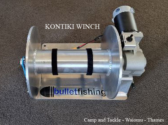 BULLET FISHING ELECTRIC WINCH 200w With Battery and Charger PRE ORDER –  Camp and Tackle