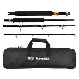 Tica Traveller 704 4pc 24kg Boat-Spin Rod Ideal for Drone Fishing
