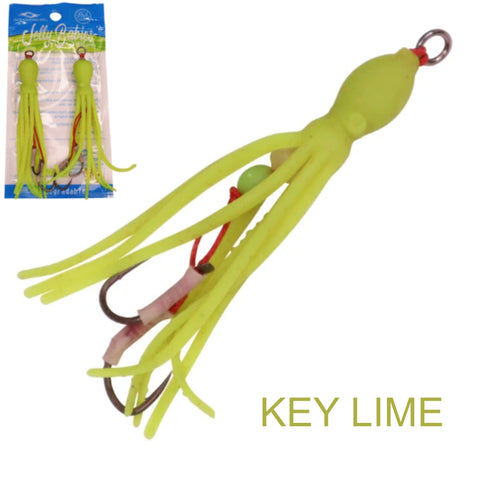 Ocean Angler Jelly Babies Twin Pack 3.5 Inch Assist Rigs (5 Colours)