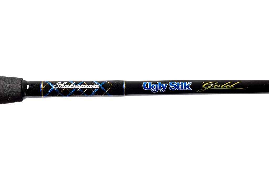 Ugly Stik Gold 6ft 6in 8-15kg 2pce MH Spin Rod Camp and Tackle Ugly Stik Gold 6ft 6in 8-15kg 2pce MH Spin Rod Camp and Tackle