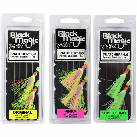 Black Magic Snapper Snatcher KL ‘Recurve-Circle’ 6-0 Three Pack Gift Idea