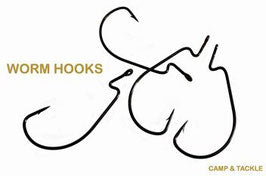 WORM HOOKS 5-0 – Camp and Tackle