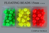 FLOATING BEADS 15mm x 25